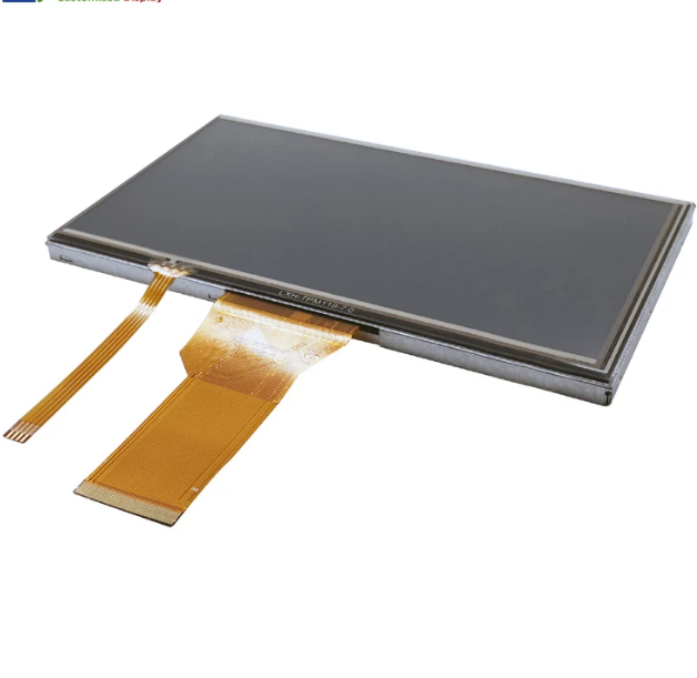 7 inch 800*480 Wide Temperature Resistive Touch Display with 360 cd/m2 brightness