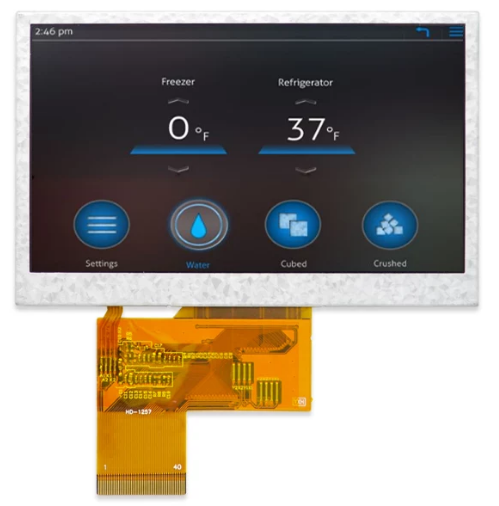 5 inch 800×480 WVGA TFT LCD Module With IPS Full Viewing Angle