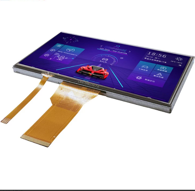 7 inch 800*480 Wide Temperature Resistive Touch Display with 360 cd/m2 brightness