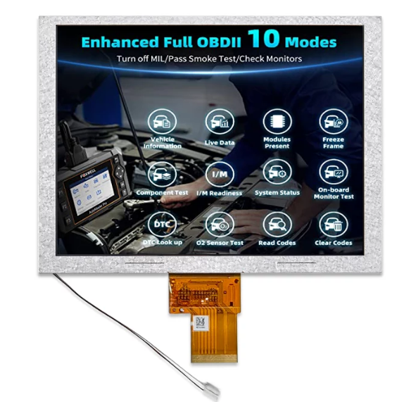 8 inch 1024*768 TFT LCD Module with 300cd/m2